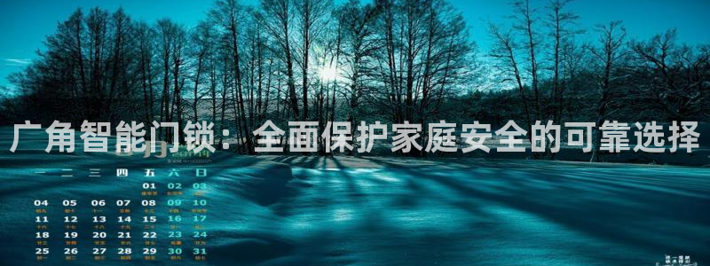 开丰娱乐联系q徽22212：广角智能门锁：全面保护家庭安全的