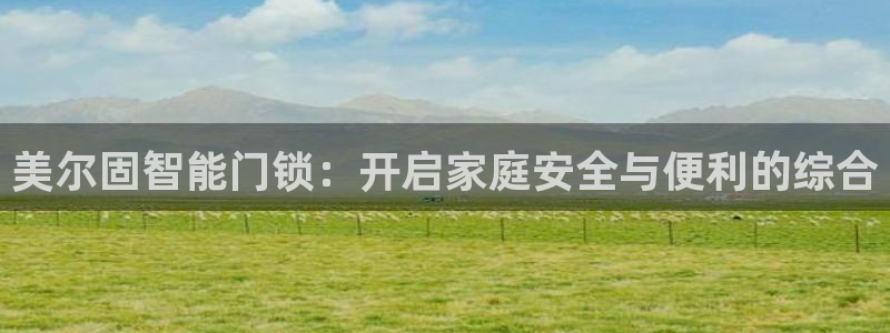 开丰娱乐靠谱吗：美尔固智能门锁：开启家庭安全与便利的综合