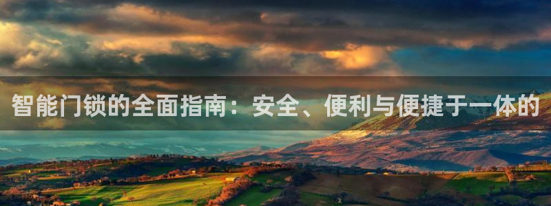 开丰娱乐登入地址在哪查：智能门锁的全面指南：安全、便利与便捷