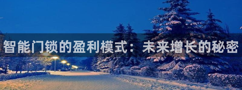 开丰娱乐线路：智能门锁的盈利模式：未来增长的秘密