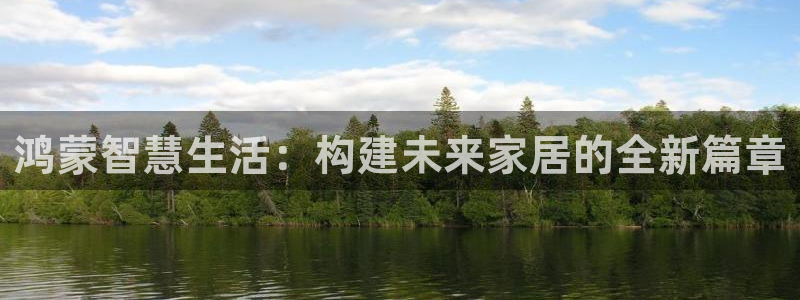 开丰娱乐平台注册地址：鸿蒙智慧生活：构建未来家居的全新篇章