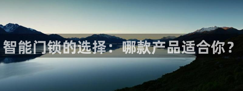 开丰娱乐网官网注册入口：智能门锁的选择：哪款产品适合你？