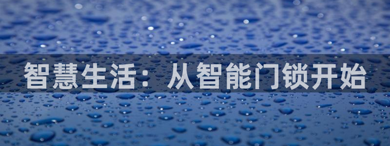 开丰娱乐登入地址：智慧生活：从智能门锁开始