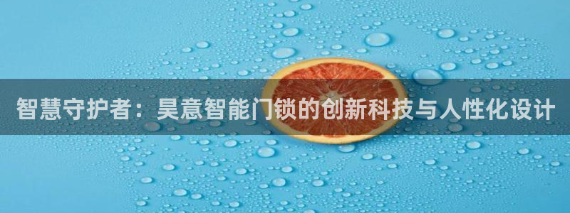 开丰娱乐官网登录平台：智慧守护者：昊意智能门锁的创新科技与人