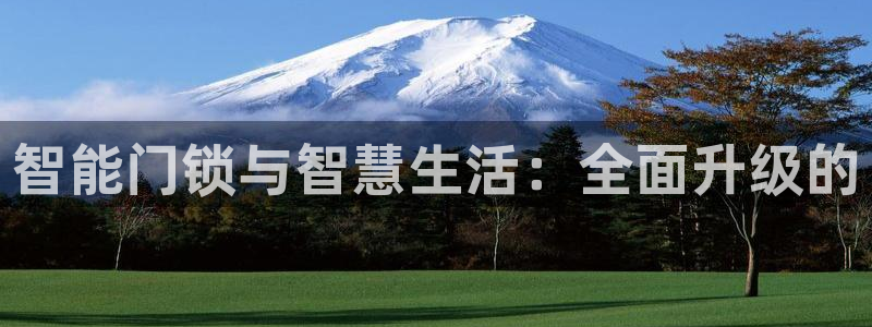 开丰娱乐网官网注册入口：智能门锁与智慧生活：全面升级的